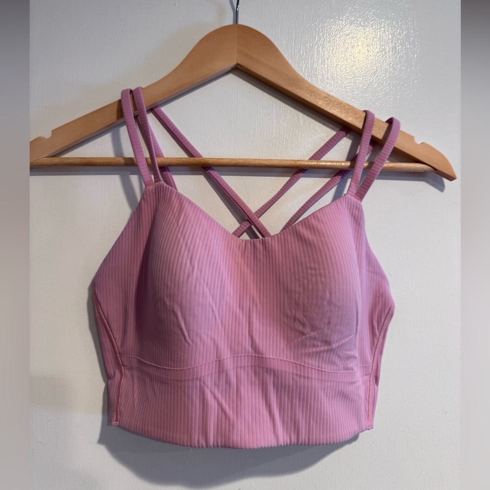 Pink LuLulemon Sports bra